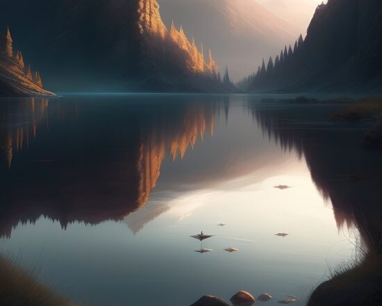 Best Free Photo Ai App, Lake, Reflection, Body Of Water, Landscape, Water