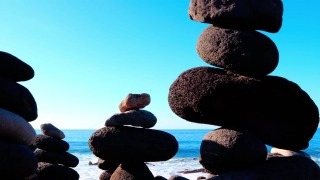 Free Zoom Meeting Stock Footage, Ocean, Beach, Sea, Sand, Stone