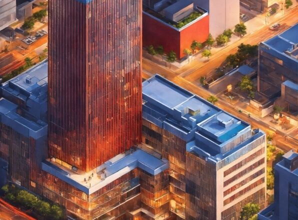 Building, Daytime, Skyscraper, Window, Blue, Tower