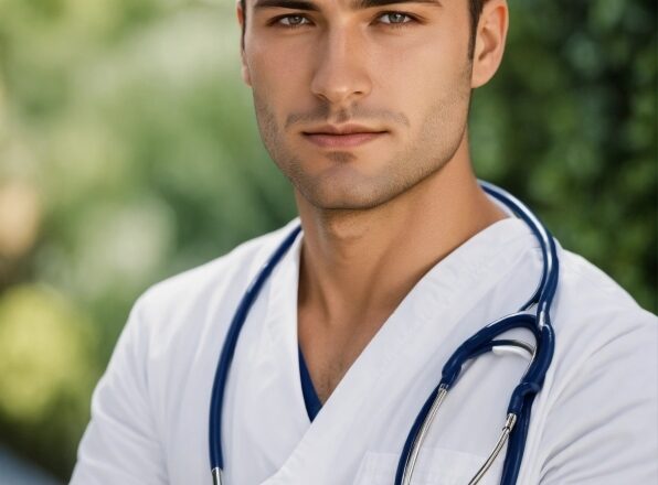 Hair, Gesture, Stethoscope, Health Care, White Coat, Eyelash