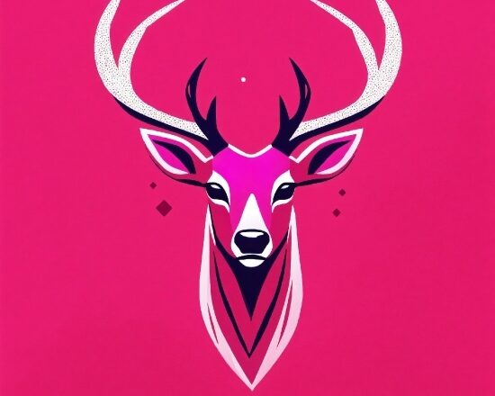 Head, Pink, Horn, Art, Magenta, Font