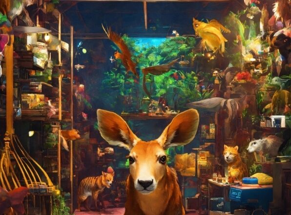 Light, Plant, Lighting, Temple, Fawn, Art