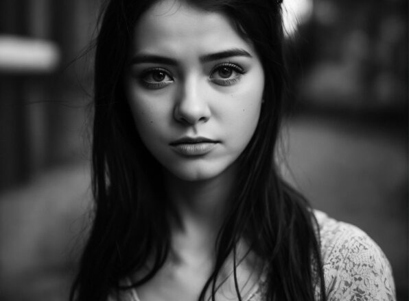 Lip, Shoulder, Black, Flash Photography, Black-and-white, Style