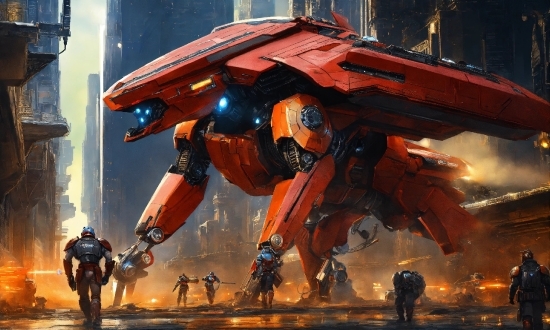 Machine, Fictional Character, Mecha, Event, Metal, Art