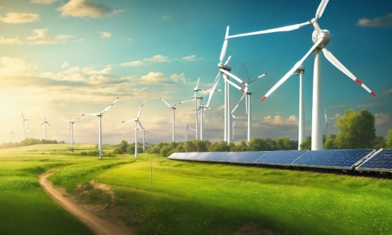 Sky, Cloud, Windmill, Atmosphere, Daytime, Ecoregion