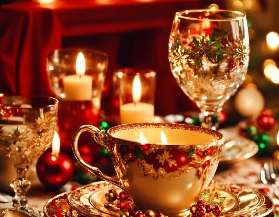 Tableware, Drinkware, Decoration, Light, Christmas Ornament, Table