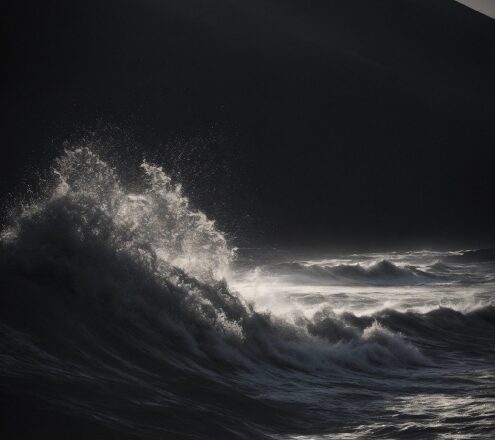 Water, Atmosphere, Water Resources, Sky, Cloud, Black-and-white