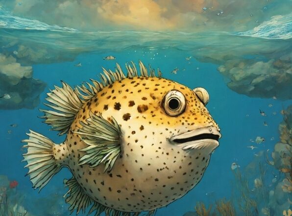 Water, Blowfish, Cloud, Vertebrate, Nature, Aerostat