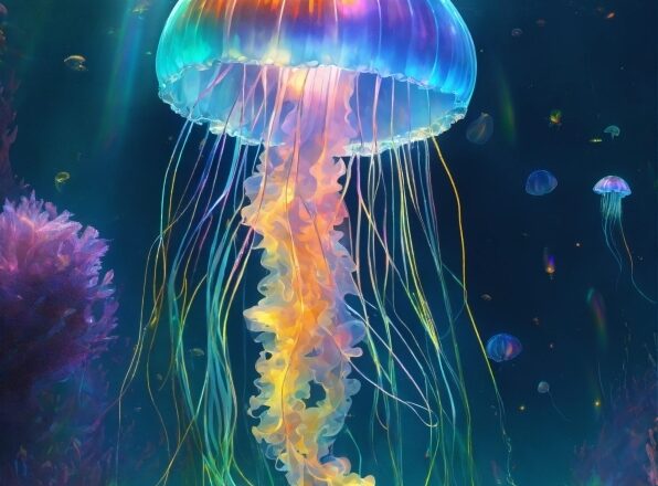 Water, Jellyfish, Marine Invertebrates, Vertebrate, Liquid, Bioluminescence