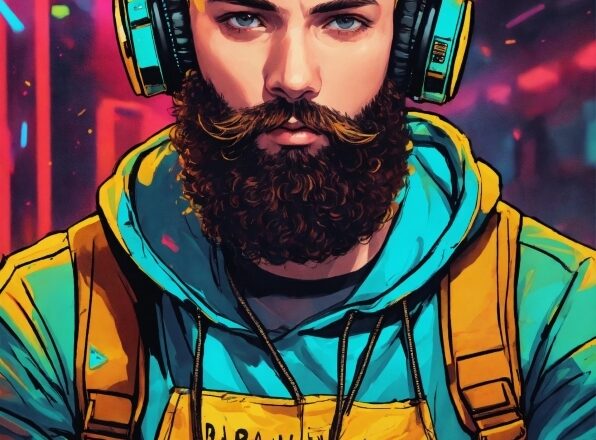 Beard, Music Artist, Sleeve, Facial Hair, Cool, Art