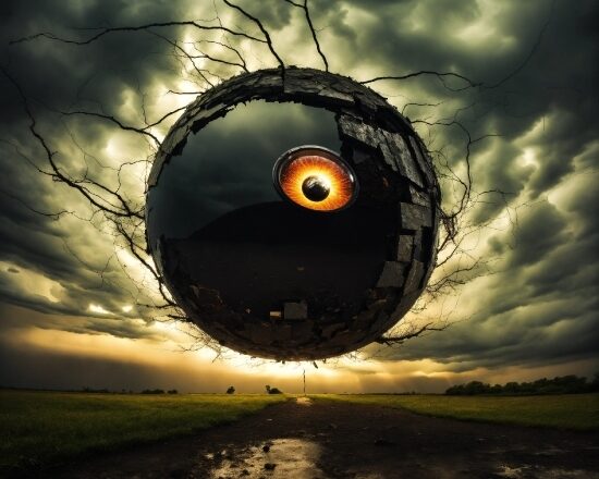 Cloud, Sky, Atmosphere, Eye, World, Flash Photography