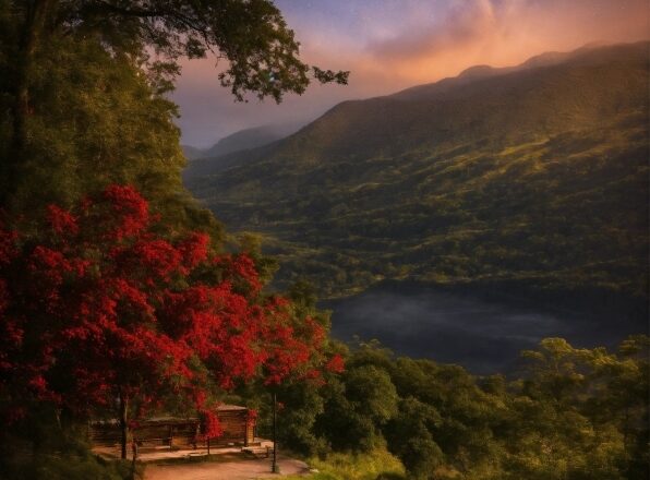 Cloud, Sky, Plant, Atmosphere, Mountain, Water