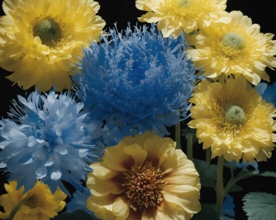 Flower, Plant, Petal, Blue, Yellow, Flowering Plant