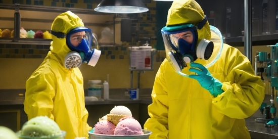 Food, Safety Glove, Glove, Green, Yellow, Hazmat Suit