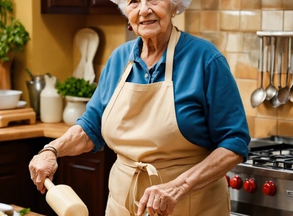 Food, Tableware, Plant, Apron, Kitchen, Smile