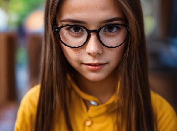 Glasses, Chin, Hairstyle, Vision Care, Facial Expression, Eyewear