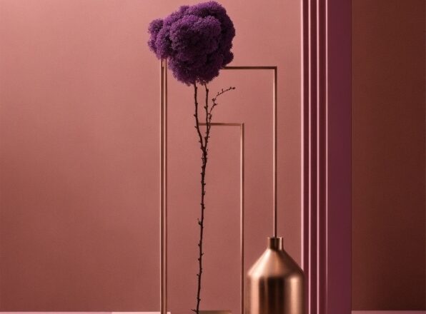 Light, Purple, Plant, Wood, Vase, Art