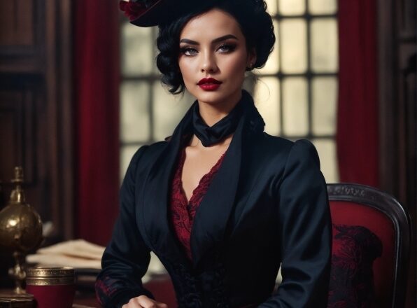 Lip, Lipstick, Hat, Flash Photography, Sleeve, Dress