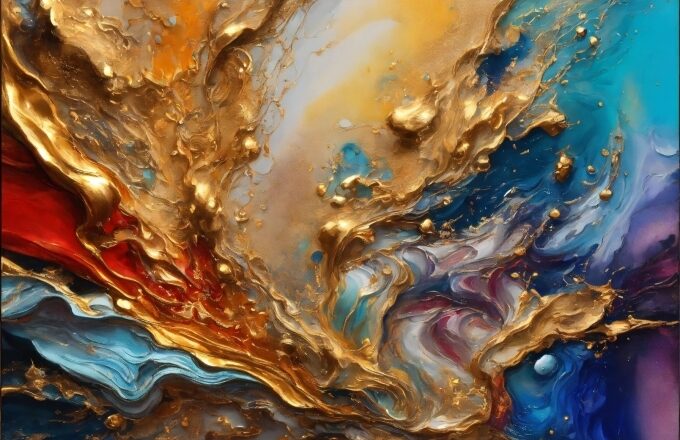 Liquid, Water, World, Paint, Art, Painting