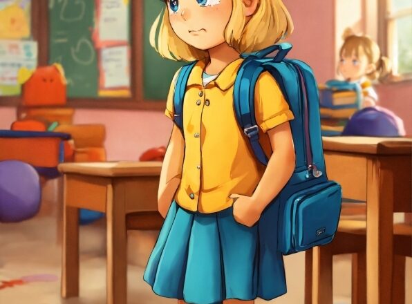 School Uniform, Table, Cartoon, Window, Toy, Art