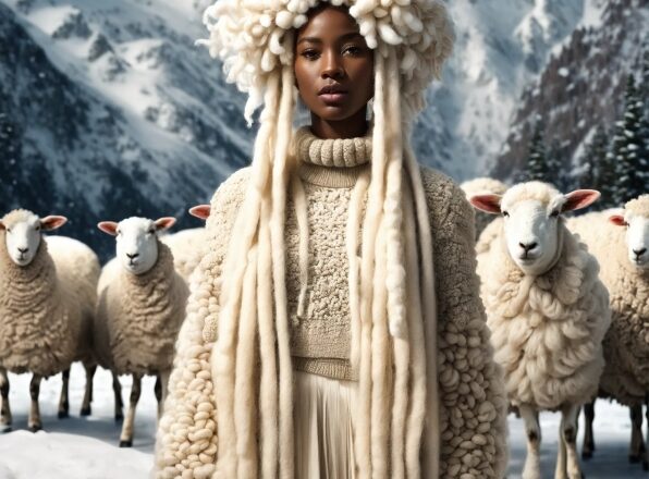 Simpleton, Sheep, Ram, Lamb, Snow, Farm