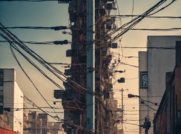 Sky, Building, Atmosphere, Window, Electricity, Overhead Power Line