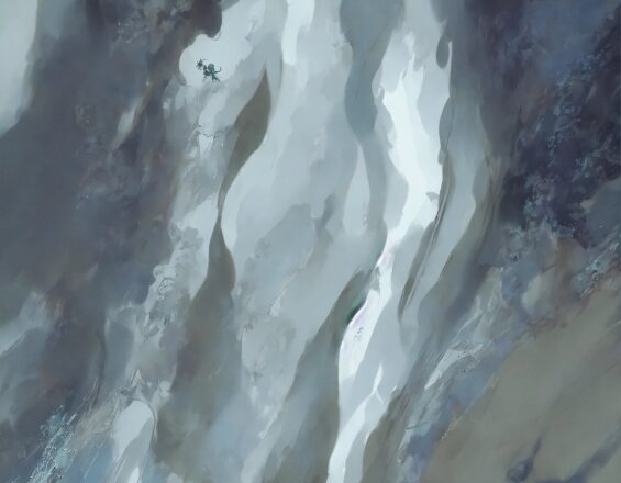 Water, Grey, Painting, Art, Ice Cap, Geological Phenomenon