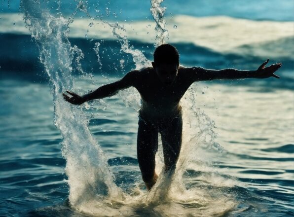 Water, People In Nature, Liquid, Azure, Happy, Sky