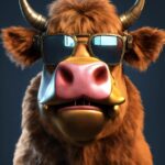 Eyewear, Whiskers, Snout, Horn, Happy, Animated Cartoon