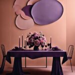 Furniture, Table, Plant, Chair, Petal, Purple