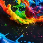 Liquid, Purple, Water, Fluid, Paint, Art