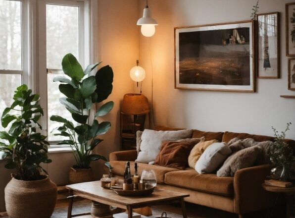 Plant, Furniture, Property, Table, Picture Frame, Couch