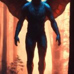 Art, Supernatural Creature, Electric Blue, Fictional Character, Terrestrial Animal, Costume