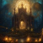 Atmospheric Phenomenon, Art, Painting, Landmark, Fireworks, Cg Artwork