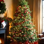 Christmas Tree, Property, Christmas Ornament, Light, Leaf, Branch