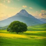 Cloud, Sky, Mountain, Atmosphere, Plant, Light