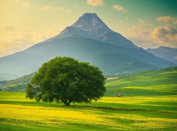 Cloud, Sky, Mountain, Atmosphere, Plant, Light