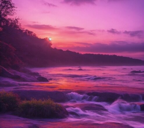 Cloud, Water, Sky, Atmosphere, Afterglow, Purple