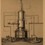 Cylinder, Font, Engineering, Machine, Drawing, Illustration