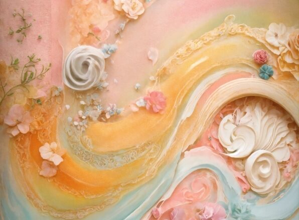 Dress, Pink, Petal, Art, Aqua, Paint