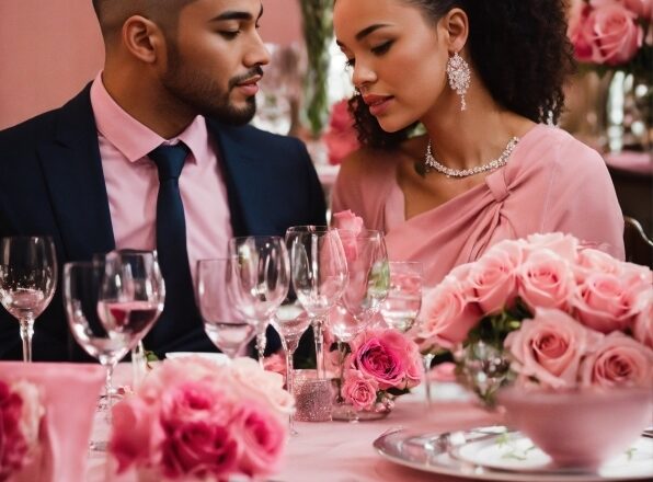 Flower, Table, Tableware, Photograph, Decoration, Facial Expression