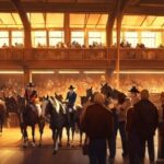 Horse, Lighting, Building, Entertainment, Fun, Crowd