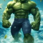 Hulk, Cartoon, Muscle, Vertebrate, Water, Organism