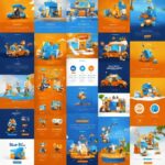 Product, Blue, Azure, Textile, Orange, Cartoon