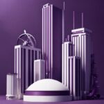 Purple, Building, Skyscraper, Violet, World, Line