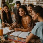 Smile, Facial Expression, Temple, Happy, Tableware, Table