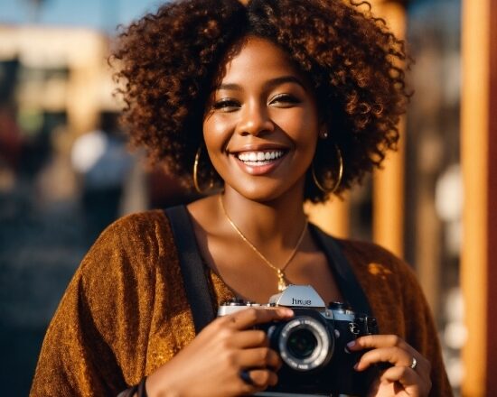 Smile, Hairstyle, Jheri Curl, Photograph, Black, Human