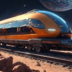 Train, Atmosphere, Vehicle, Sky, Automotive Lighting, Rolling Stock