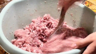 Free 90s Stock Footage, Food, Meat, Raw, Pork, Cooking