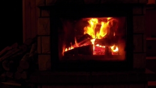 Free Vintage Tv Stock Footage, Fireplace, Fire, Flame, Heat, Burn